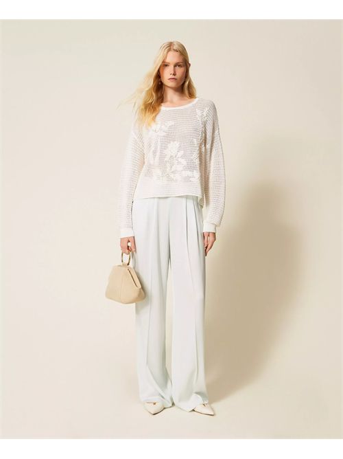 Pantaloni ampi in raso TWINSET | TP2391/13162